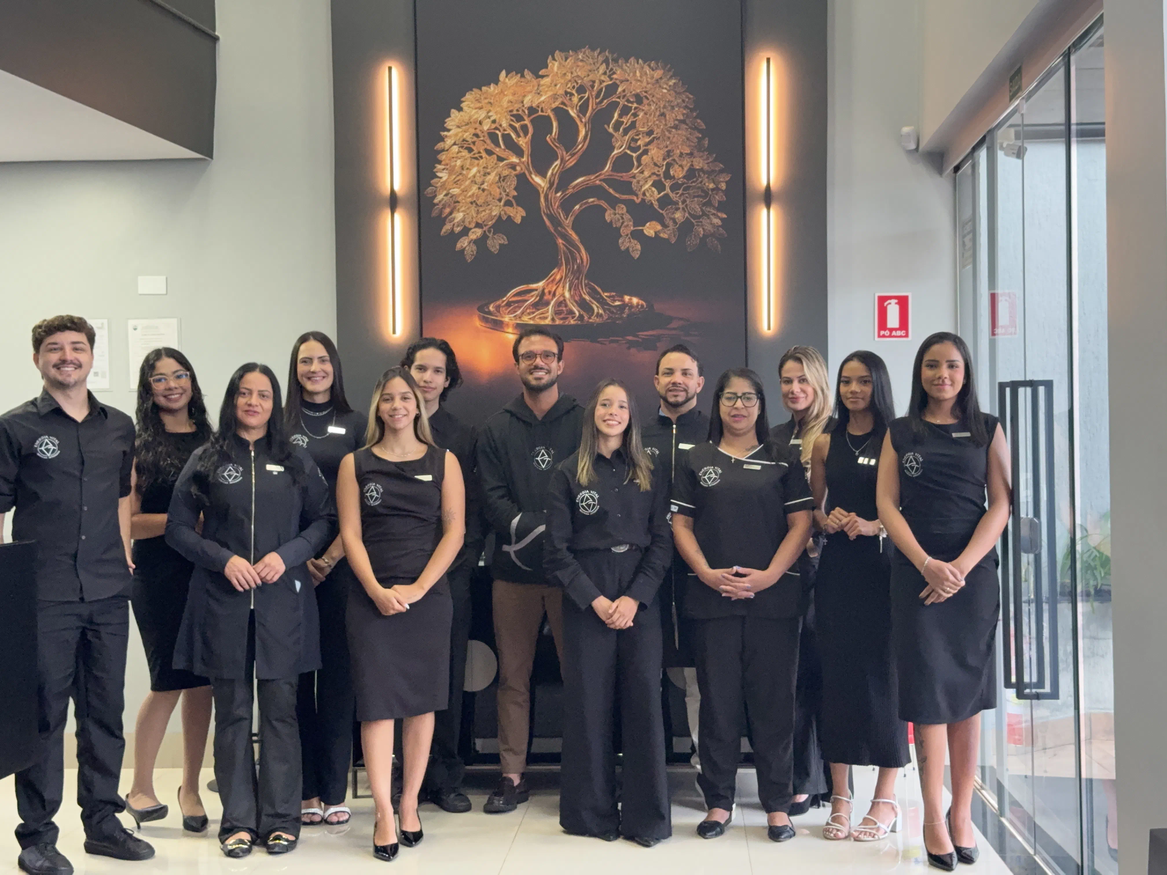 Equipe multiprofissional da clínica Energia Vital em Formosa GO